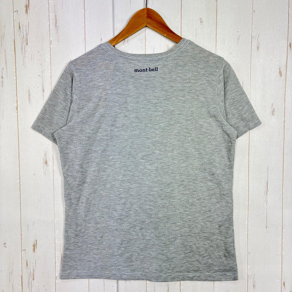 【Women's L グレー系】 Montbell ( モンベル ) ウィック ティー 長野 Wic Tee Nagano ご当地Tシャツ ポリエステル ウェア トップス インナー シャツ ショートスリーブTシャツ クルーネック 化繊 z00058793  化繊 ショ