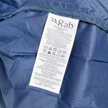 【Women's M ブルー系】 Rab ( ラブ ) バイタル フーディ Vital Hoody QWS-50 Tempest Blue z00058292 Tempest Blue ウィンドシェル アウター ジャケット トップス ウェア