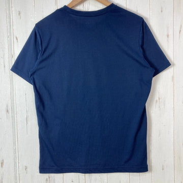 【Men's S ネイビー系】 Millet ( ミレー ) Be ボールド Mbe ティー ショートスリーブ BE BOLD MBE TS SS ポリエステル ウェア トップス インナー シャツ ショートスリーブTシャツ クルーネック 化繊 z00059871 - 0