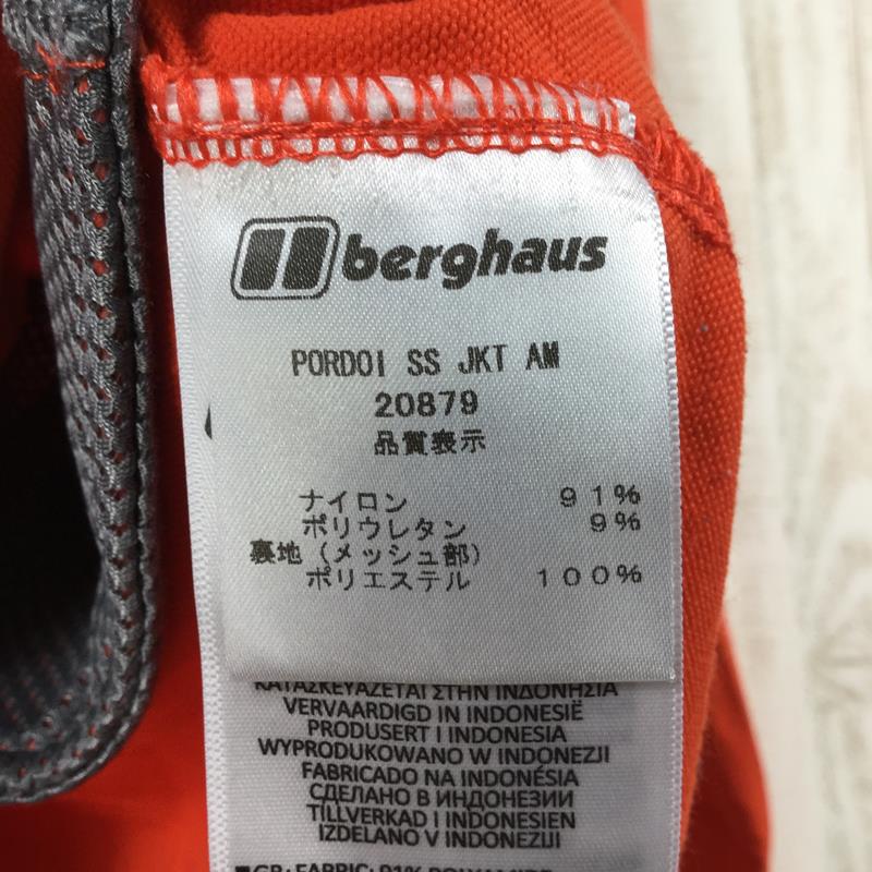 【男款S橙】Berghaus Pordoi软壳夹克Pordoi Ss Jacket连帽衫20879男士软壳外套外套上衣