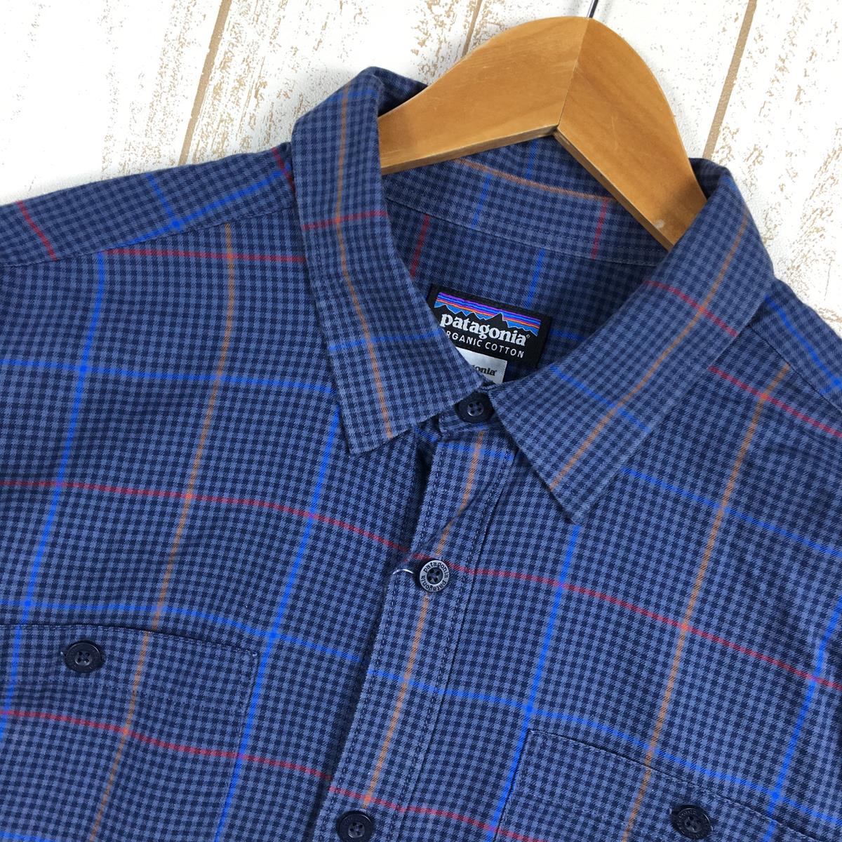 【Men's M ネイビー系】 Patagonia ( パタゴニア ) ロングスリーブ ピマコットン シャツ Long-Sleeved Pima Cotton Shirt 53837 International Men's OCY コットン ロングスリーブシャツ イ