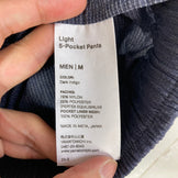 【Men's M Navy】 Yamatomichi Light 5-Pocket Pants Dark Indigo Nylon Wear Bottoms Long Pants z00058373 Dark Indigo Long