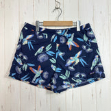 【Women's M ネイビー系】 2019 Patagonia ( パタゴニア ) バギーズ ショーツ 5インチ Baggies Shorts 5in Parrots: New Navy / PANN 希少カラー 入手困難 ナイロン ウェア ボトムス ショーツ ショー