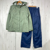 【Women's L グリーン系】 Columbia ( コロンビア ) シンプソン サンクチュアリ レインスーツ レインジャケット レインパンツ ナイロン ウェア セットアップ レインスーツ レインシェル z00059026  レインスーツ レインシェル セットアップ