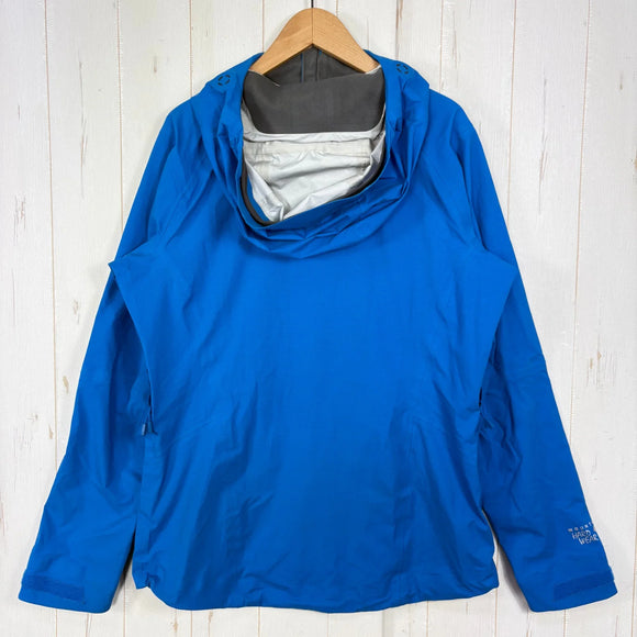 【Women's S ブルー系】 Mountain Hardwear ( マウンテンハードウェア ) スーパーフォーマ ジャケット Superforma Jacket Dry.Q Elite 3L RECCO ナイロン ウェア トップス アウター ジャケット レインシ