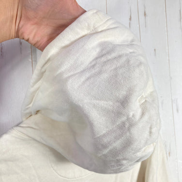 【Men's M アイボリー系】 2024 Patagonia ( パタゴニア ) ライトウェイト 73 テキスト ロゴ ワイルドライズ フーディ Lightweight '73 Text Logo Wildrise Fleece Hoody BCW オーガニックコッ