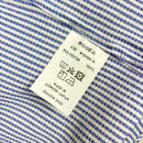 【Women's M ブルー系】 Ridge Mountain Gear ( リッジマウンテンギア ) ベーシック ショートスリーブ シャツ ストライプ Basic Short Sleeve Shirt Stripe  Blue × White z00055795 B-9