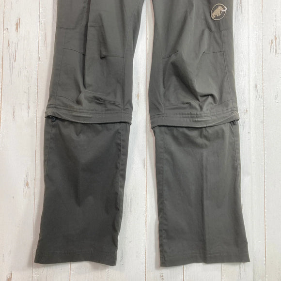 【Women's M グレー系】 Mammut ( マムート ) ボンブー ライト 3/4 2イン1 パンツ BOMBOO Light 3/4 2in1 Pants Women 耐久撥水 ストレッチ コンバーチブル トレッキングパンツ ポリエステル ウェア ボトムス