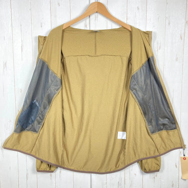 男式大号米色小米中层网眼连帽衫，涤纶，软壳夹克，上衣（z00053893）