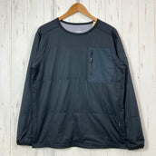 【Men's L ブラック系】 Millet ( ミレー ) アルファ ライト スウェット II クルー ALPHA LIGHT SWEAT II CREW 化繊ダウン ウェア トップス アウター ジャケット 化繊インサレーション z00058906 化繊インサレ