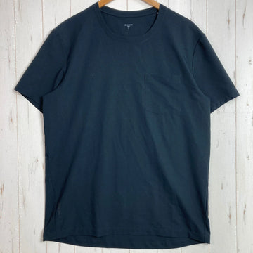 【Men's L ブラック系】 Houdini ( フーディニ ) カバー ティー Cover Tee ポリエステル ウェア トップス インナー シャツ ショートスリーブTシャツ クルーネック 化繊 z00056523  化繊 ショートスリーブTシャツ クルーネック