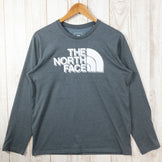 【Men's L グレー系】 The North Face ( ザ・ノースフェイス ) ロングスリーブビッグロゴティー L/S Big Logo Tee ミックスグレー ポリエステル ウェア トップス インナー シャツ ロングスリーブTシャツ クルーネック 化繊 - 【公式】2ndGEAR（セカンドギア）Webショップ【登山用品・アウトドア用品専門 買取販売店】