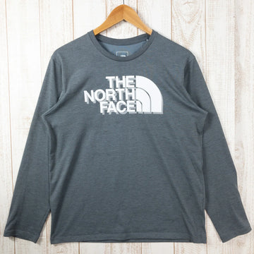 【Men's L グレー系】 The North Face ( ザ・ノースフェイス ) ロングスリーブビッグロゴティー L/S Big Logo Tee ミックスグレー ポリエステル ウェア トップス インナー シャツ ロングスリーブTシャツ クルーネック 化繊 - 【公式】2ndGEAR（セカンドギア）Webショップ【登山用品・アウトドア用品専門 買取販売店】