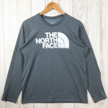 【Men's L グレー系】 The North Face ( ザ・ノースフェイス ) ロングスリーブビッグロゴティー L/S Big Logo Tee ミックスグレー ポリエステル ウェア トップス インナー シャツ ロングスリーブTシャツ クルーネック 化繊 - 【公式】2ndGEAR（セカンドギア）Webショップ【登山用品・アウトドア用品専門 買取販売店】