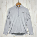 【Women's S グレー系】 The North Face ( ザ・ノースフェイス ) ロングスリーブフラッシュドライジップアップ L/S FlashDry Zip Up ポリエステル ウェア トップス インナー シャツ ロングスリーブシャツ 化繊 z000556-1