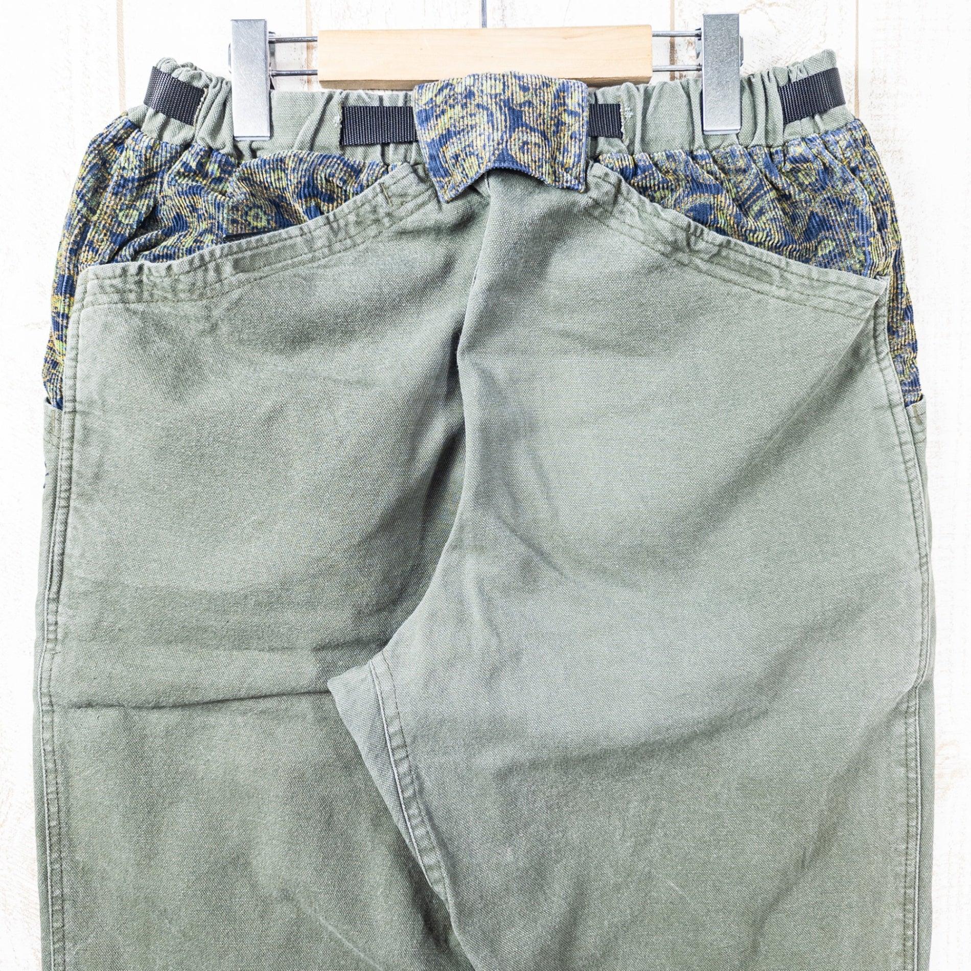 【Men's S グリーン系】 c2000 Last Chance ( ラストチャンス ) クライミングパンツ Climbing Pants 生産終了モデル 入手困難 ライトダック×ペイズリー柄コーデュロイ コットン ウェア ボトムス ロングパンツ コットン z00 - 【公式】2ndGEAR（セカンドギア）Webショップ【登山用品・アウトドア用品専門 買取販売店】