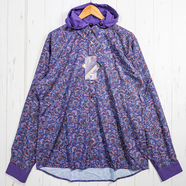 【Men's L パープル系】 Jolly Gear（ジョリーギア） トリプルクラウン ボタンダウン ロングスリーブ TRIPLE CROWN BUTTON DOWN LONG SLEEVE Purple Turkey Turkey Trail ポリエステル ウェア - 【公式】2ndGEAR（セカンドギア）Webショップ【登山用品・アウトドア用品専門 買取販売店】