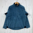 【Men's L ネイビー系】 2004 Patagonia ( パタゴニア ) R2 ボディ ラグ プルオーバー R2 Body Rug Pullover Deep Blue Heather 生産終了モデル 入手困難 ハイパイルフリース R1ストレッチパネル US-1