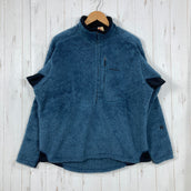 【Men's L ネイビー系】 2004 Patagonia ( パタゴニア ) R2 ボディ ラグ プルオーバー R2 Body Rug Pullover Deep Blue Heather 生産終了モデル 入手困難 ハイパイルフリース R1ストレッチパネル US