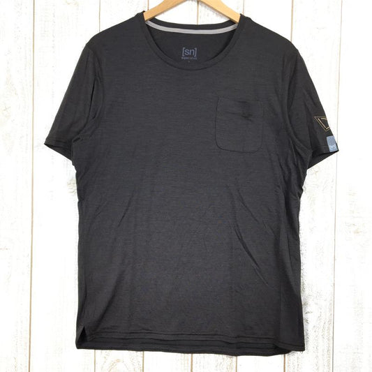 【Men's M ブラウン系】 Atelier Blue Bottle ( アトリエブルーボトル ) × Sn Supernatural ハイカーズ Tシャツ Hiker'S T-Shirt メリノウール SNX00675B Men's  ウール ショートスリーブT