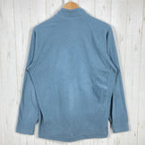 Montbell Shamis 男款夹克，L码，蓝色。这款涤纶抓绒夹克是完美的外套单品。产品编号：z00053868。