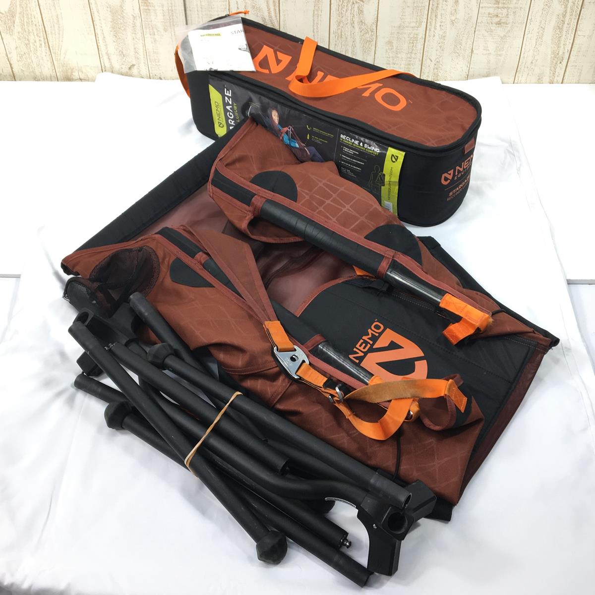 [OneSize 棕色] Nemo Equipment 观星躺椅豪华躺椅吊床椅 NM-STGLX/NM-STGLX-