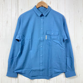 【Women's L ブルー系】 Ridge Mountain Gear ( リッジマウンテンギア ) メリノ ベーシック ロングスリーブ シャツ Merino Basic Long Sleeve Shirt Glacier Blue z00058940 Glacie
