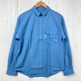 【Women's L ブルー系】 Ridge Mountain Gear ( リッジマウンテンギア ) メリノ ベーシック ロングスリーブ シャツ Merino Basic Long Sleeve Shirt Glacier Blue z00058940 Glacie