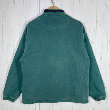 【Women's L グリーン系】 1990s Alf ( アルフ ) チロリアン スウェット カーディガン Tyrolean Sweat Cardigan ビンテージ オリジナル 入手困難 コットン ウェア トップス アウター ジャケット コットン z00054501