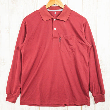 【Men's S レッド系】 Montbell ( モンベル ) ウイックロン ロングスリーブ ポロシャツ WIC. Long Sleeve Polo Shirt ポリエステル ウェア トップス インナー シャツ ロングスリーブシャツ 化繊 z00051166 - 【公式】2ndGEAR（セカンドギア）Webショップ【登山用品・アウトドア用品専門 買取販売店】