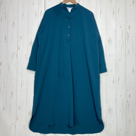 【Women's M ネイビー系】 Mizuno ( ミズノ ) ストレッチ サッカー シャツ ワンピース Stretch Seersucker Shirt Dress ポリエステル ウェア ドレス ワンピース z00060582  ドレス ワンピース ウェア