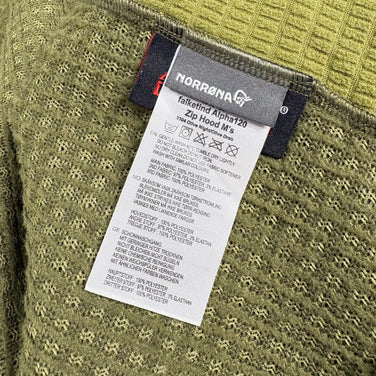 【Men's M グリーン系】 Norrona ( ノローナ ) フォルケティン アルファ120 ジップ フード Falketind Alpha120 Zip Hood ポリエステル ウェア トップス アウター ジャケット フリース ポーラテック・アルファ z000