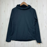 【Women's S ブラック系】 Mountain Hardwear ( マウンテンハードウェア ) エアメッシュ フーディ AirMesh Long Sleeve Hoody Octa リバーシブル ポリエステル ウェア トップス アウター ジャケット フリース T