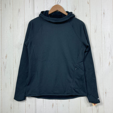 【Women's S ブラック系】 Mountain Hardwear ( マウンテンハードウェア ) エアメッシュ フーディ AirMesh Long Sleeve Hoody Octa リバーシブル ポリエステル ウェア トップス アウター ジャケット フリース T