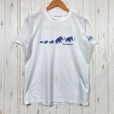 【Men's S ホワイト系】 Mammut ( マムート ) QD ロゴ プリント Tシャツ アジアンフィット QD Logo Print T-Shirt AF Men 速乾 ポリエステル100% ポリエステル ウェア トップス インナー シャツ ショートスリーブ