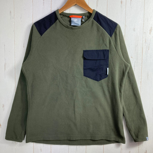 【Men's S グリーン系】 Mammut ( マムート ) イノミナータ ライト ミッドレイヤー クルーネック アジアンフィット Innominata Light ML Crew Neck AF ポリエステル ウェア トップス アウター ジャケット フリース z