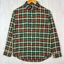 【Men's S グリーン系】 The North Face ( ザ・ノースフェイス ) フランネル チェックシャツ ポリエステル ウェア トップス インナー シャツ ロングスリーブシャツ 化繊 z00053537  化繊 ロングスリーブシャツ インナー シャツ ト-1