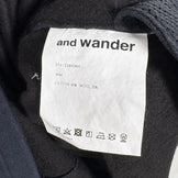 【Women's M ブラック系】 And Wander ( アンドワンダー ) コットン ウール スウェット ワンピース Cotton Wool Sweat Dress ウール混 日本製 コットン ウェア ドレス ワンピース z00061131  ドレス ワンピース