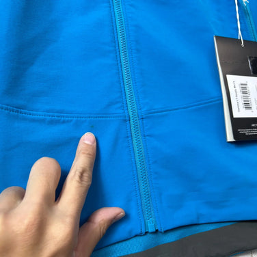 Arcteryx Gamma LT Hoody, Men's, Size Small, Blue, Adriatic Blue, Nylon, Softshell Jacket, Outerwear, z00053910, Adriatic Blue