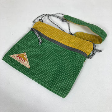 【OneSize グリーン系】 Kelty ( ケルティ ) ダイニーマ サコッシュ DYNEEMA SACOCHE ライトグリーン / イエロー 生産終了モデル 入手困難 バッグ ストレージ サコッシュポーチ z00054342 ライトグリーン / イエロー サコ