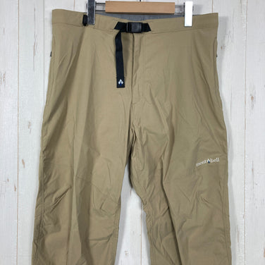 【Men's L ベージュ系】 Montbell ( モンベル ) サニーサイドパンツ Men's Sunny Side Pants Men's 1WAYストレッチ リップストップ はっ水加工 ナイロン ウェア ボトムス ロングパンツ ソフトシェル z0006137