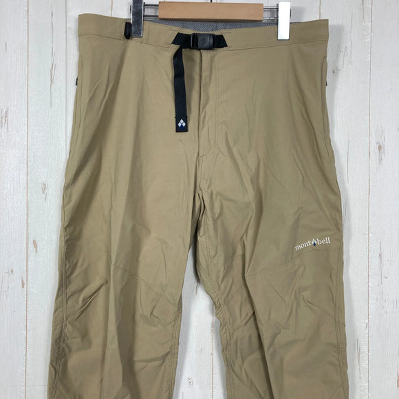 【Men's L ベージュ系】 Montbell ( モンベル ) サニーサイドパンツ Men's Sunny Side Pants Men's 1WAYストレッチ リップストップ はっ水加工 ナイロン ウェア ボトムス ロングパンツ ソフトシェル z0006137