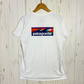 【Women's S ホワイト系】 2021 Patagonia ( パタゴニア ) キャプリーン クール デイリー グラフィック シャツ Capilene Cool Daily Graphic Shirt BOLW / Boardshort Logo: White 吸