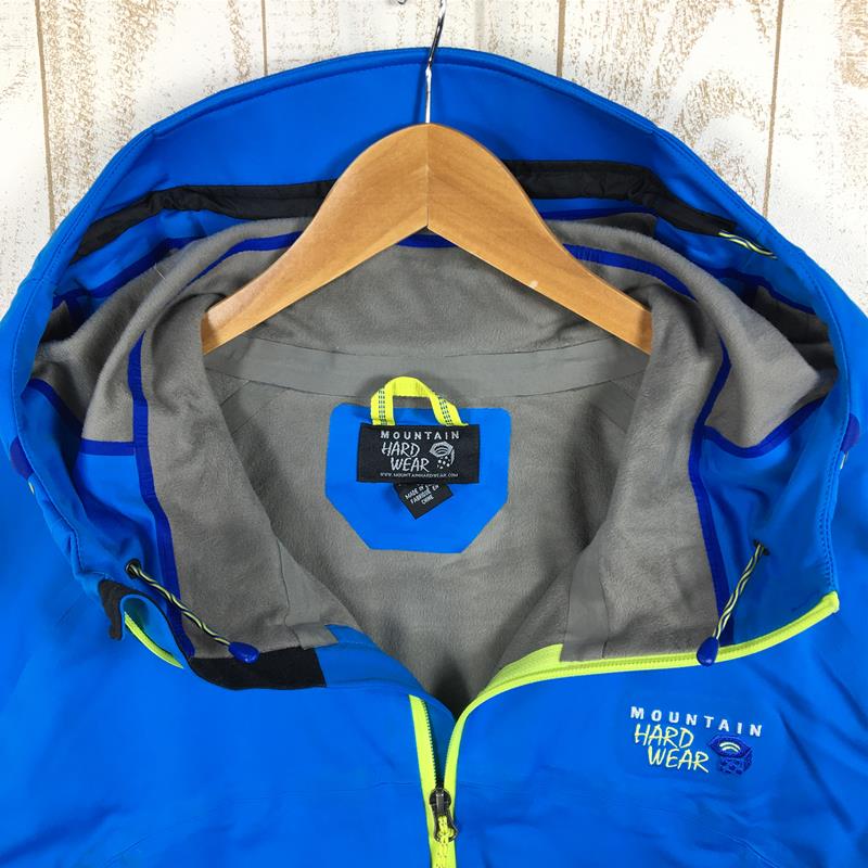 【Men's XL ブルー系】 Mountain Hardwear ( マウンテンハードウェア ) トリニティ ジャケット Trinity Jacket ドライqコア 防水 ソフトシェル フーディ OM4501 Men's  ソフトシェル アウター ジャケット トッ