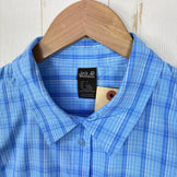 【Women's L ブルー系】 Jackwolfskin ( ジャックウルフスキン ) センタウラ シャツ Centaura Shirt ナイロン ウェア トップス インナー シャツ ショートスリーブシャツ 化繊 z00054717  化繊 ショートスリーブシャツ