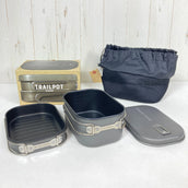 【OneSize グレー系】 Paago Works ( パーゴワークス ) トレイル ポット S1200P TRAILPOT S1200P ダークグレー アルミ クックウェア クッカー コッフェル z00057717 ダークグレー クッカー コッフェル クックウ
