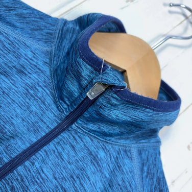 [Kid's Medium Navy] Llbean Half-Zip Fleece Jacket, Polyester, Tops, Outerwear, Jacket, Fleece, z00055656