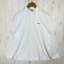 【Men's XL ホワイト系】 Marmot ( マーモット ) ロングスリーブ ハーフジップ シャツ ポリエステル ウェア トップス インナー シャツ ロングスリーブシャツ 化繊 z00061068  化繊 ロングスリーブシャツ インナー シャツ トップス ウェア-1
