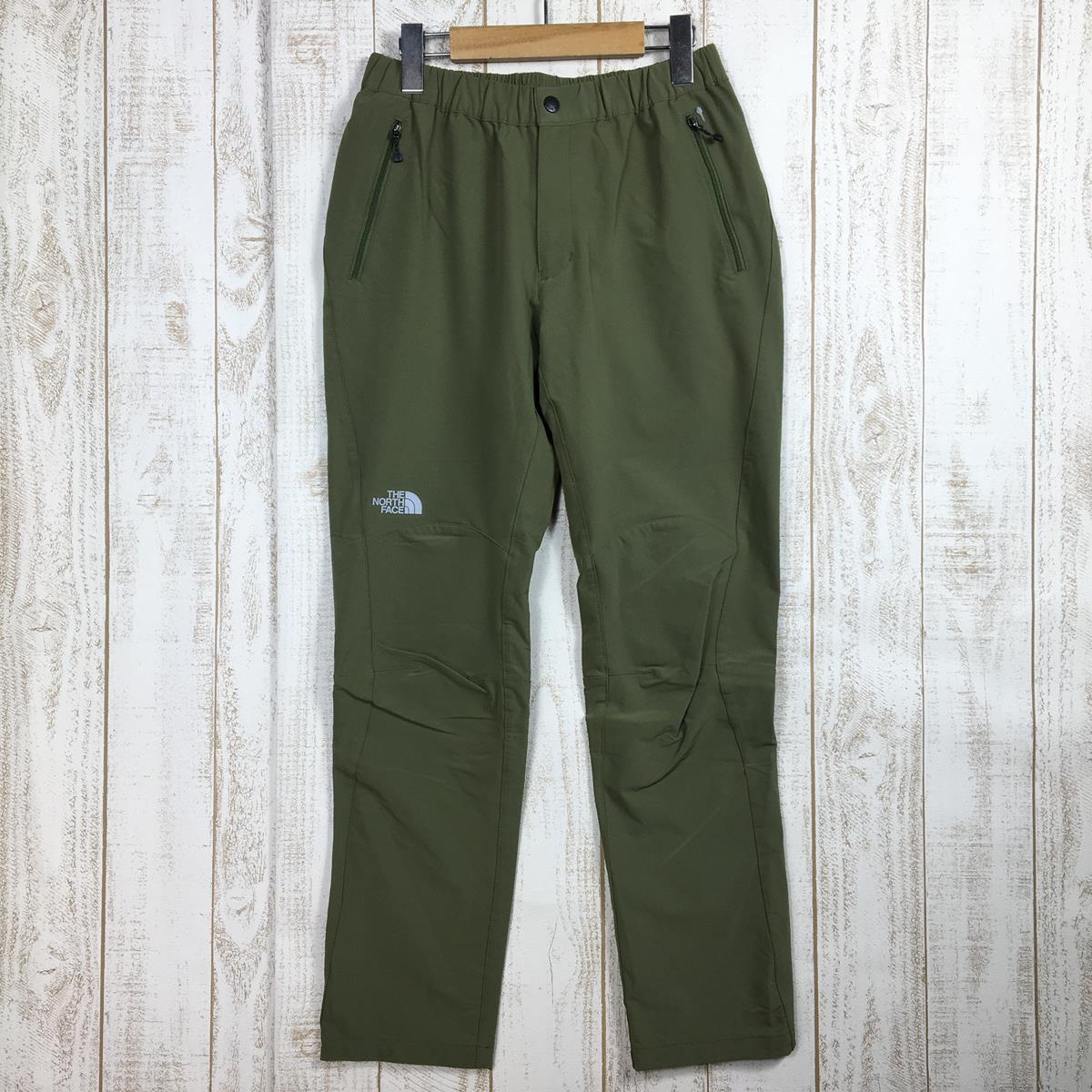 【Women's M グリーン系】 The North Face ( ザ・ノースフェイス ) アルパイン ライト パンツ Alpine Light Pant ソフトシェル NTW52927 Asian Women's  ソフトシェル ロングパンツ ボトムス ウェア