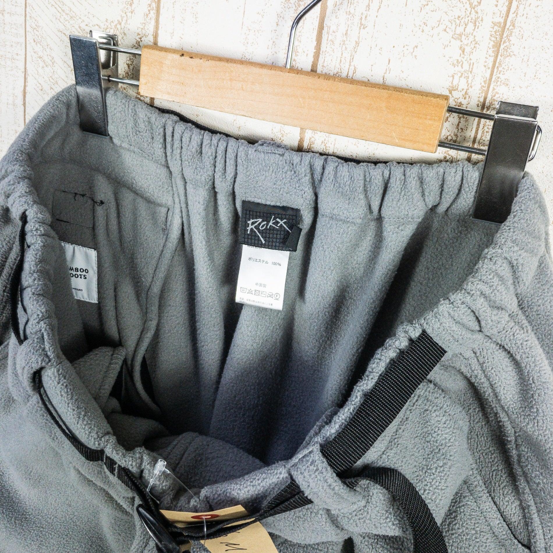 【Men's M グレー系】 Bamboo Shoots（バンブーシュート） フリース オリジナル ロックス パンツ Fleece Original Rokx Pants ポリエステル RXMF22182B Men's Rokx コラボモデル Gray フリース - 【公式】2ndGEAR（セカンドギア）Webショップ【登山用品・アウトドア用品専門 買取販売店】